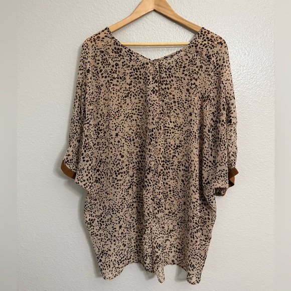 Free People Intimately Animal Print High Low Cover Up - Picture 11 of 12